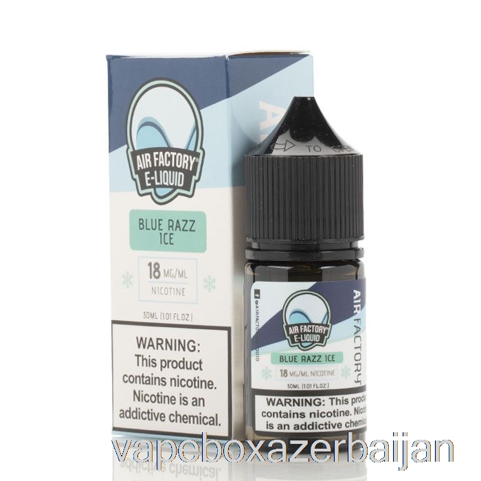 E-Juice Vape Blue Razz ICE - Air Factory SALTS E-Liquid - 30mL 36mg